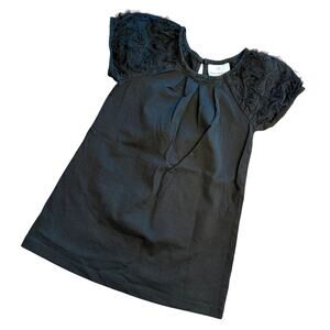 Hannah Andersson Casual Dress Girl's 3T Black 100% Cotton